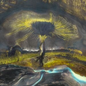 cuadro paisaje formas coloridas muestra2