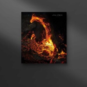 foto paisaje rio de lava muestra