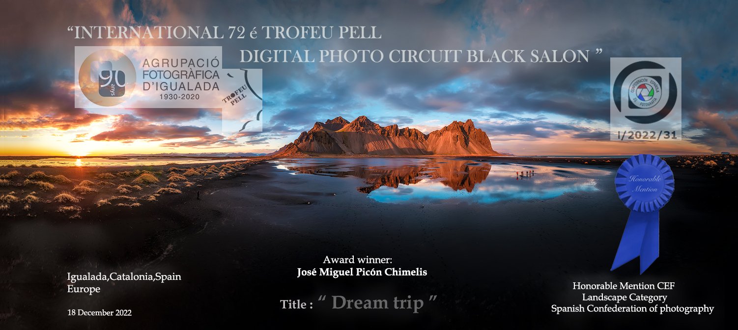 premios de fotografía Mencion Honorifica jose chimelis